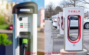 DC Fast Charger vs Tesla Supercharger