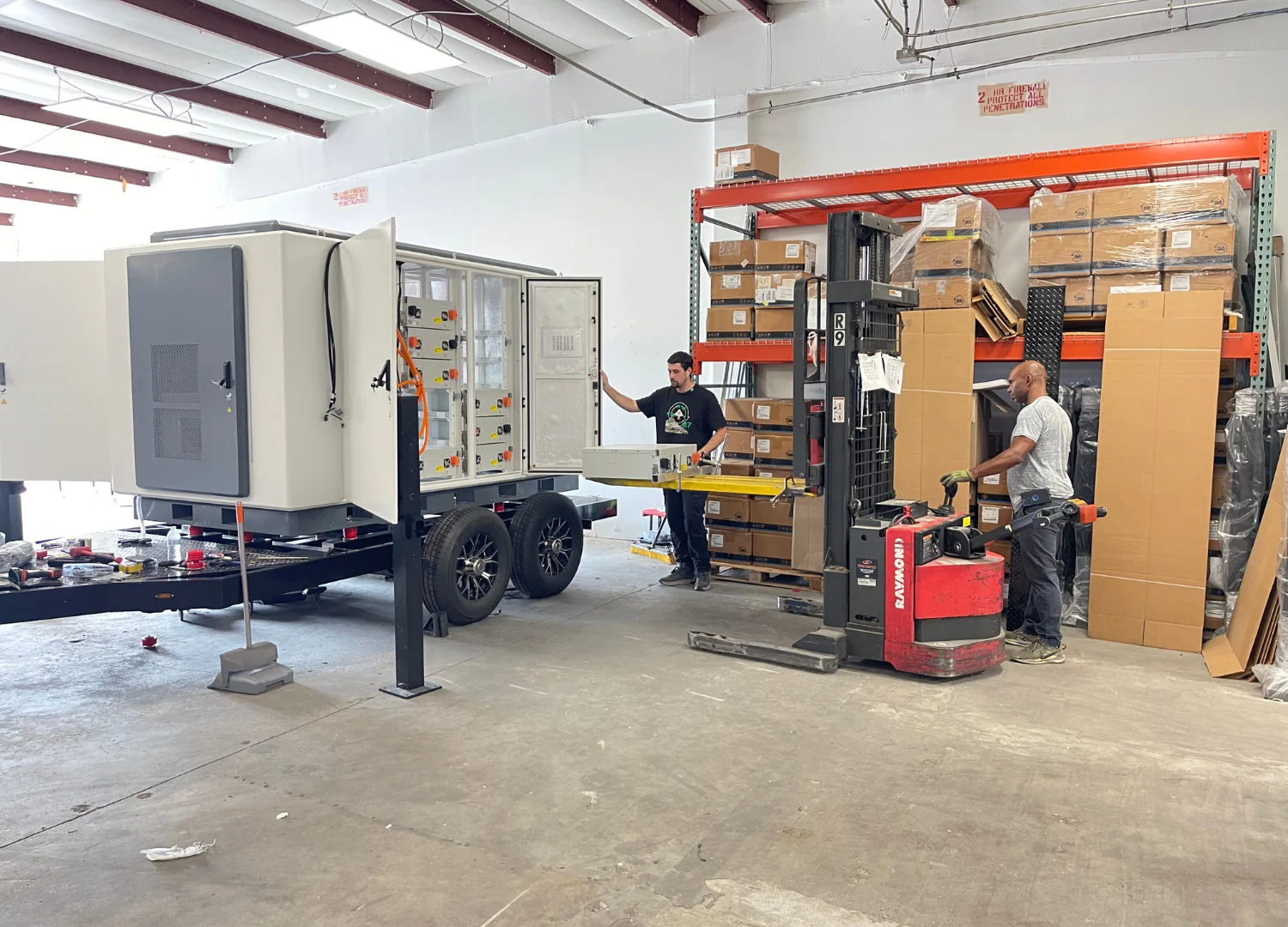 Charge Rigs group shot in front of GENIQ