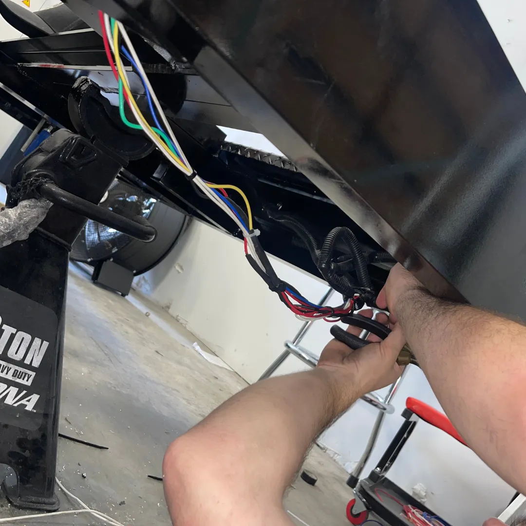 men working wiring for Flexx
