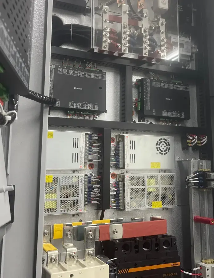 inside of EV charger