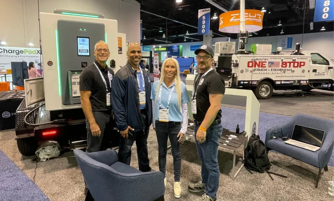 charge rigs team on EV event